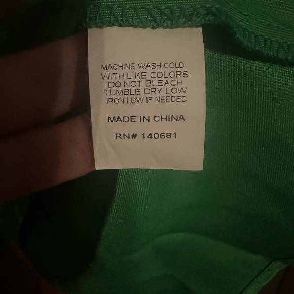 Unique Vintage Green and Pink Dress - Picture 8 of 12